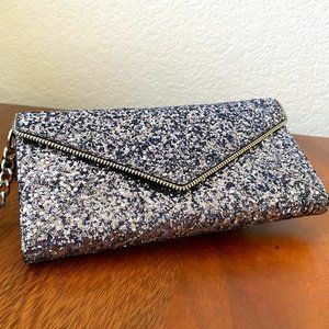 Rebecca Minkoff Glitter Cleo On a Chain Wallet